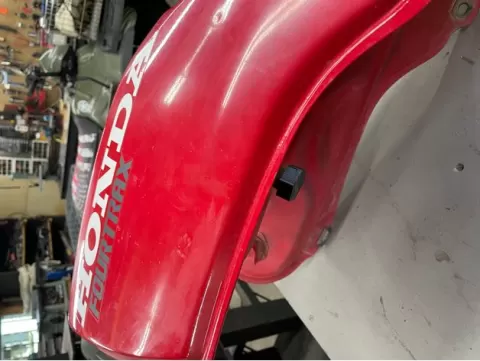 Honda ATV fuel gas tank petcock bung m18 x 1 cap and hose flush adapter