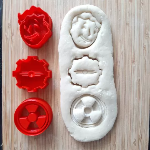 Fallout cookie cutter set