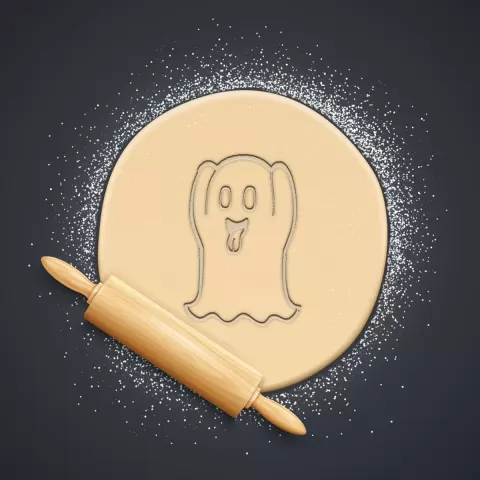 Ghost Cookie Cutter, Biscuit Cutter