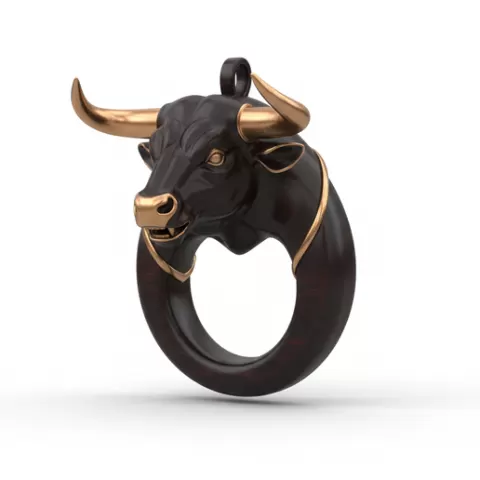 Bull Head Pendant