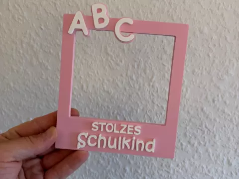 Fotorahmen / Bilderrahmen erster Schultag