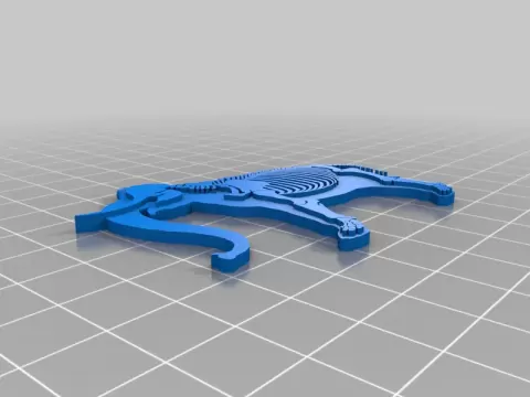Elephant Skeleton Keyring