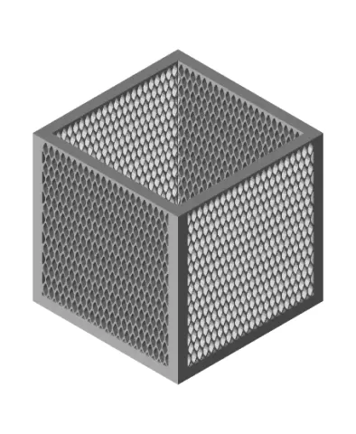 Square Pencil/Pen Cup.stl