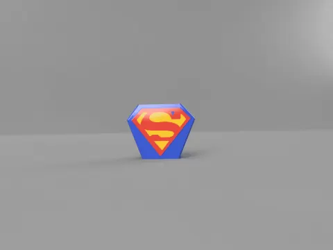 SUPER MAN PEN HOLDER.stl
