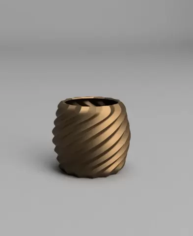 SPIRAL PLANT POT