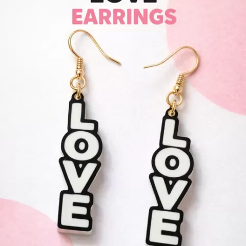 LOVE earrings
