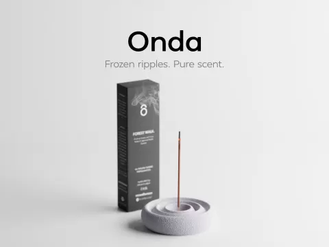 Onda – Frozen ripples. Pure scent.