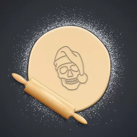 Skull Cookie Cutter, Biscuit Cutter