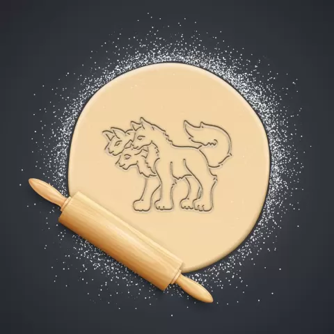 Dog Cookie Cutter, Biscuit Cutter