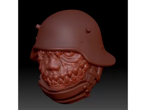 Devil Soldier Head