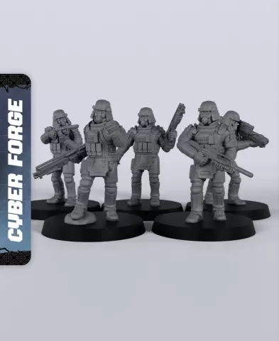 Black Market Milita - With Free Cyberpunk - Sci-Fi Gift Ideas for RPG and Wargamers