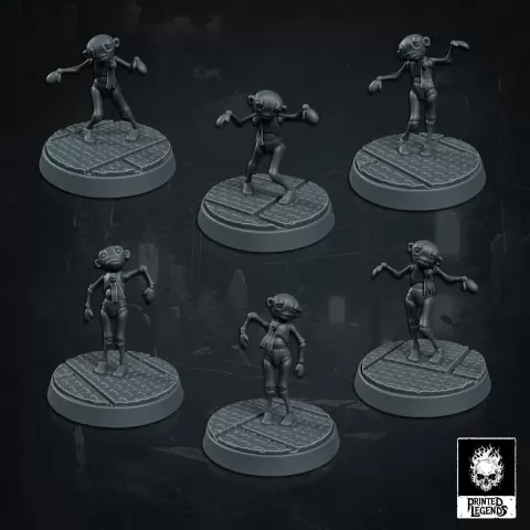 6x Puppets (25mm Bases)