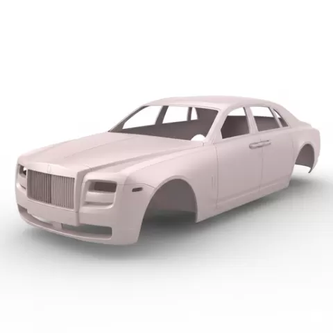 Rolls-Royce Ghost, car body - 3D Model STL
