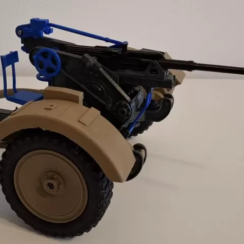 Flak 30, 2 cm with trailer