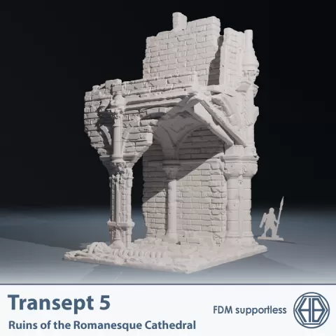 Temple ruins transept 5 by HexBrick