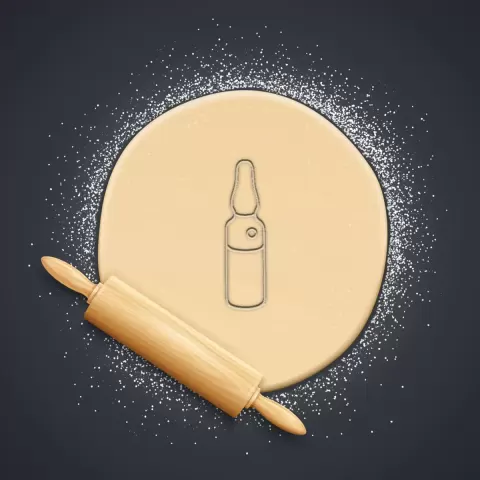 Ampoule Cookie Cutter, Biscuit Cutter