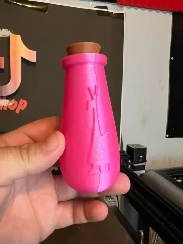 Llama potion bottle