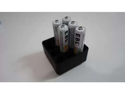 Gridfinity 9x AAA Battery Holder
