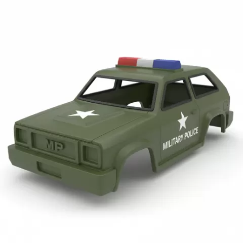 Military Police Vehicle, car body High Detail STL File