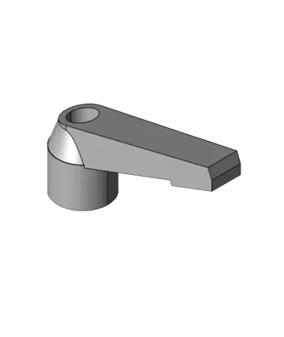 00201-008 - Lever, fixed, plastic, through-hole tapped insert