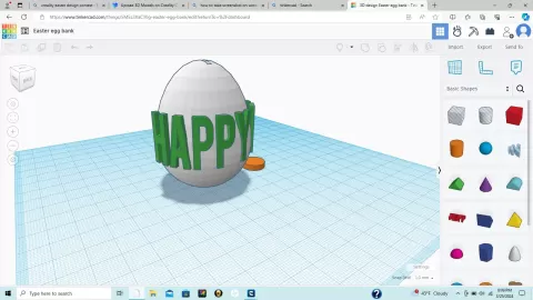 easter egg bank - Cbatkins