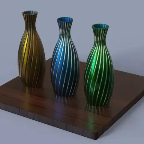 Modern TWISTY VASE - ARROW-STUDIO