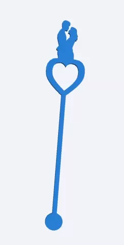 love drink stirrer - malbel studio