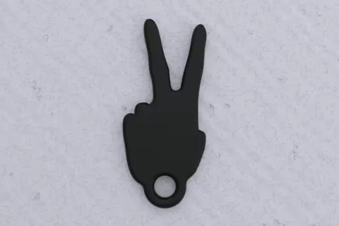 Peace Fingers - Worker3D