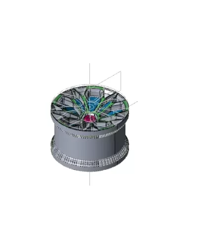 Roda esportiva carro