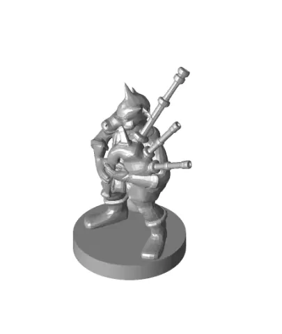 Kobold Bard with Bagpipes
