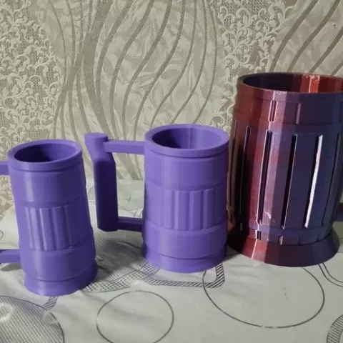 Large barrel mug