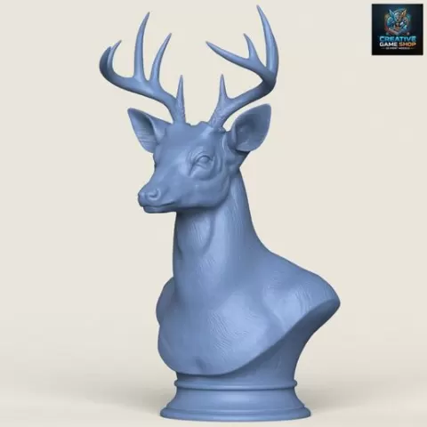 Wild Deer Bust