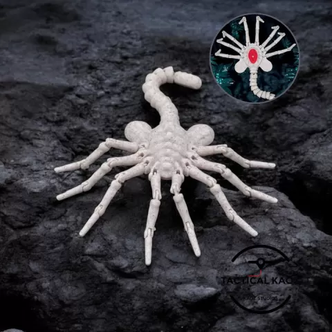 Facehugger Alien Flexi Print in Place