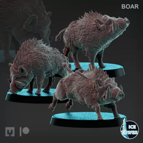 Boar - Creatures by Ice Tower