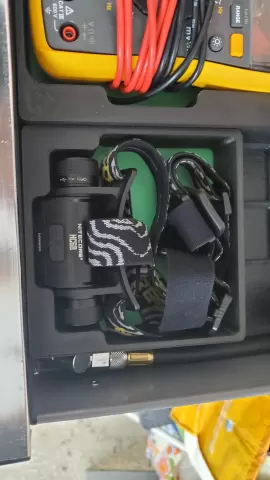 Gridfinity headlamp bin