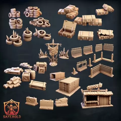World in Ruins: Post Apocalyptic Terrain Set