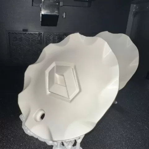 Renault Rim Cover Center 3D Model | Jant Göbeği Kapak Merkezi STL | Megane Clio Symbol Fluence Compatible