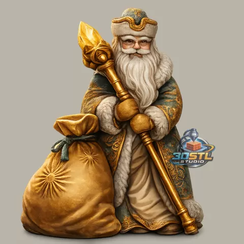 Santa Claus STL FILE, 3D DIGITAL PRINTING STL FILE FOR 3D PRINTERS,3D PRINTER STL FILES, 3D PRINTING STL, Santa Claus 3D, STL FILES