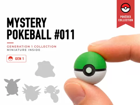 Tiny Mystery Pokeball 011 - Mini Pokemon Series