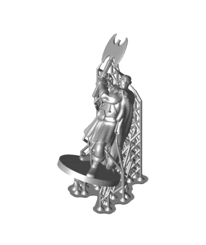 Mountain Barbarian Axe presupported