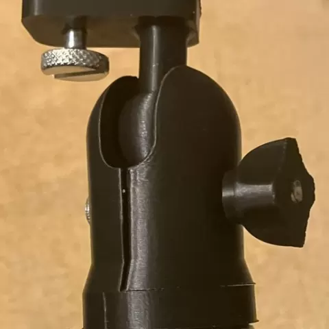 Small ball-head tripod camera mount