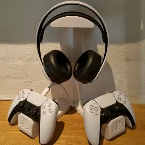 PS5 Dual controller and headset stand