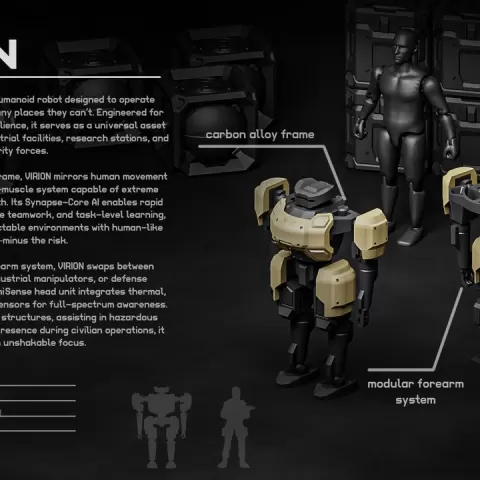 VIRION robot humanoid by Kmech