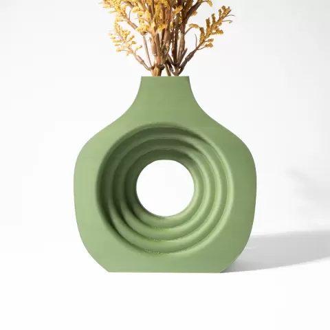 The Artis Vase, Modern and Unique Home Decor for Dried and Preserved Flower Arrangement | STL File