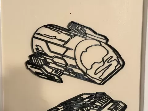 Puddle Jumper Wall Art From Stargate