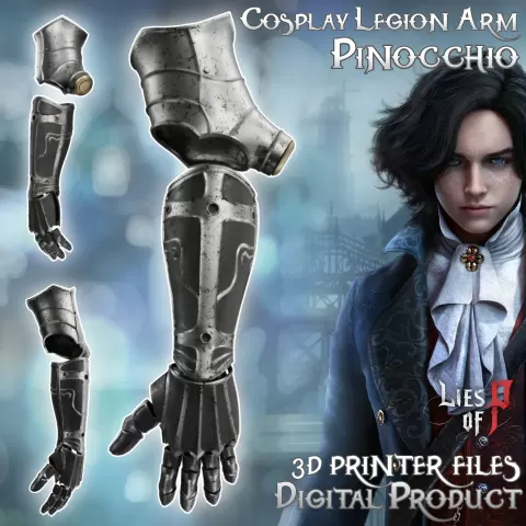 Pinocchio Mechanical Legion Arm Lies of P - Krotek-inc