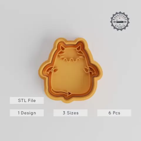 Confounded Face Cookie Cutter & Stamp Set, 6 Pieces, Scared & Confused Expressions for Cookies, Fondant, in S/M/L
