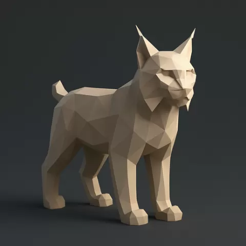 Low Poly Lynx