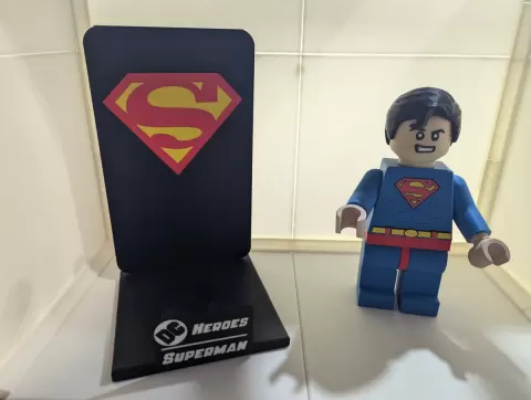 Superman Multicolor Nameplate Set