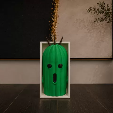 Sabotender | Cactuar Figurine STL — Final Fantasy Fan Art | Sabotender | Cactilio | Square Enix Inspired | Desk Toy | FDM Optimized